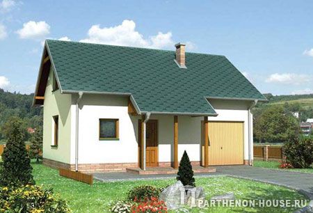 Проекты одноэтажных домов с гаражом: 54 фотоидеи коттеджей | lilyhammer.ru